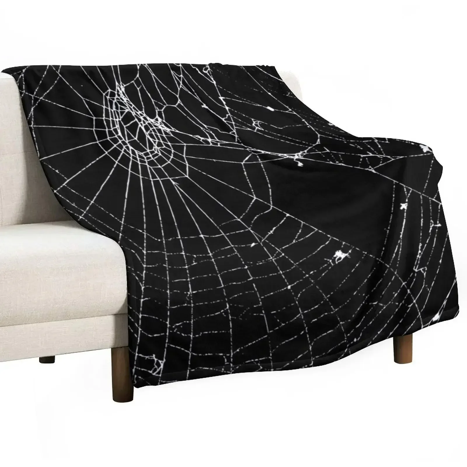 3D Printing Web - Spider Web Throw Blanket Luxury Designer