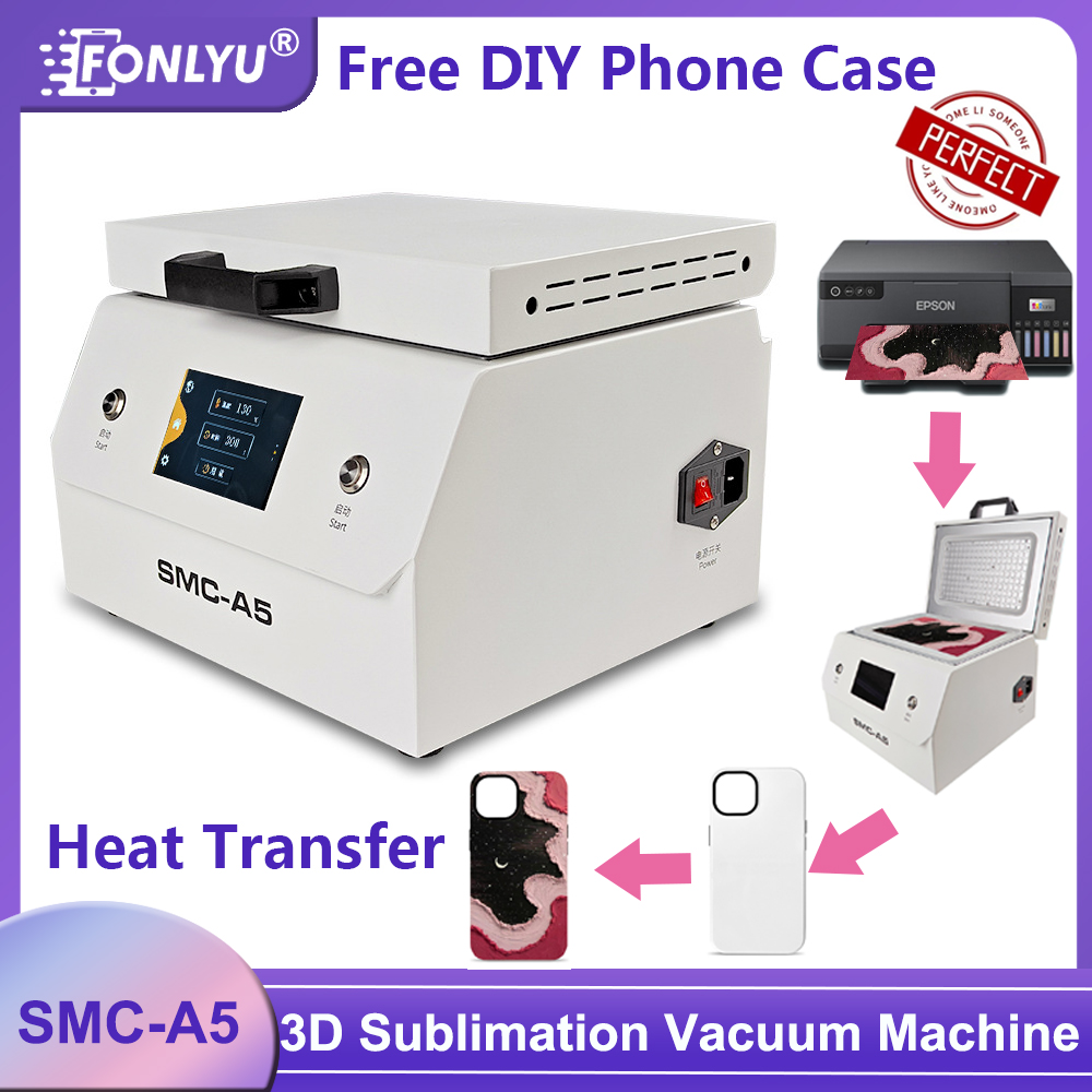 3D Printing Iphone - Fonlyu 3D Sublimation Vacuum Machine for