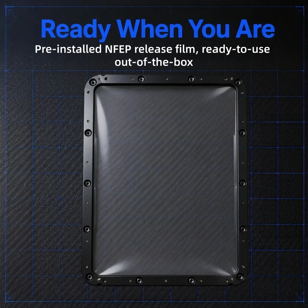 Resin Vat Film Replacement - Reusable Metal Frame Release Film Holder