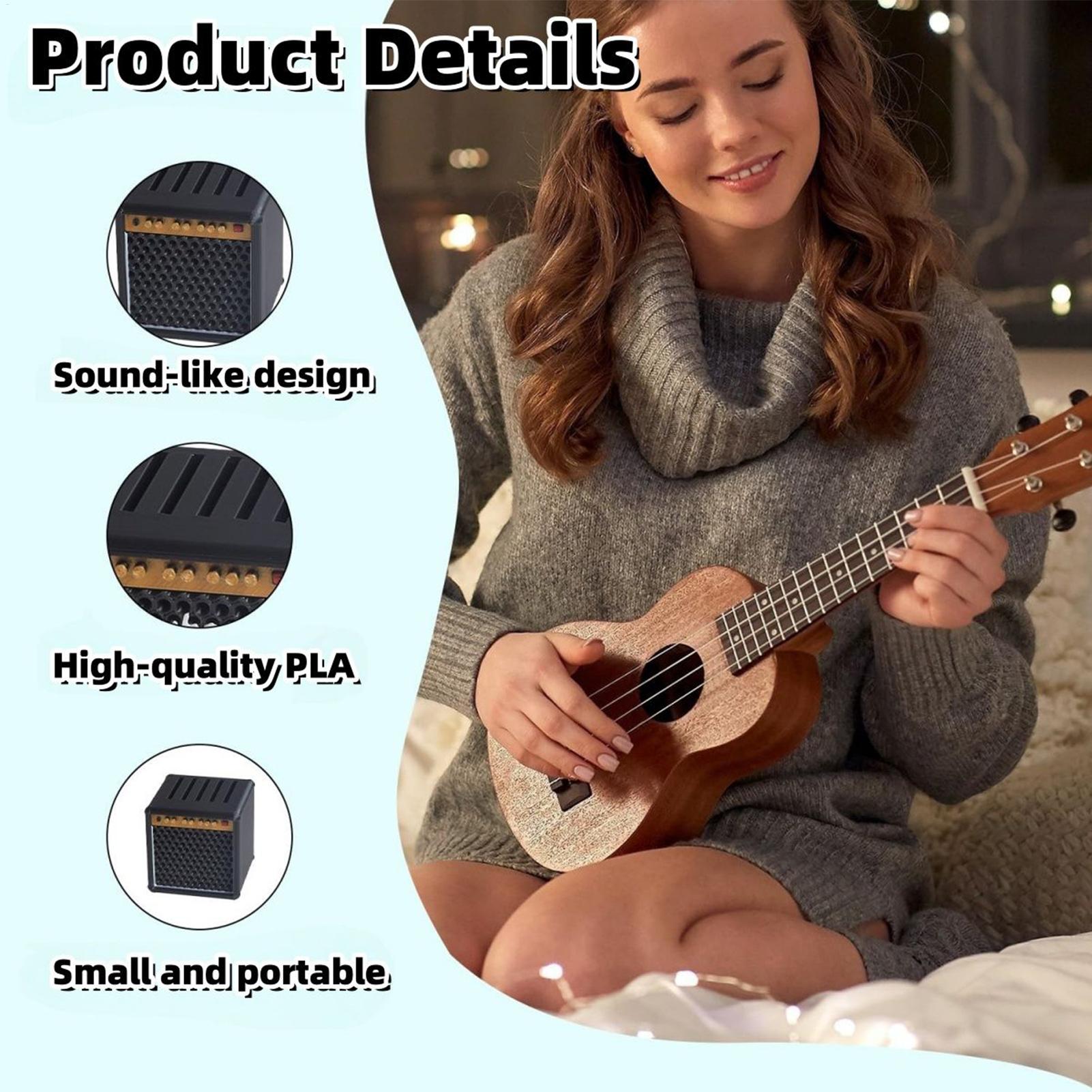 3D Printing Guitar - Guitar Pick Holder Amp Speaker Guitar