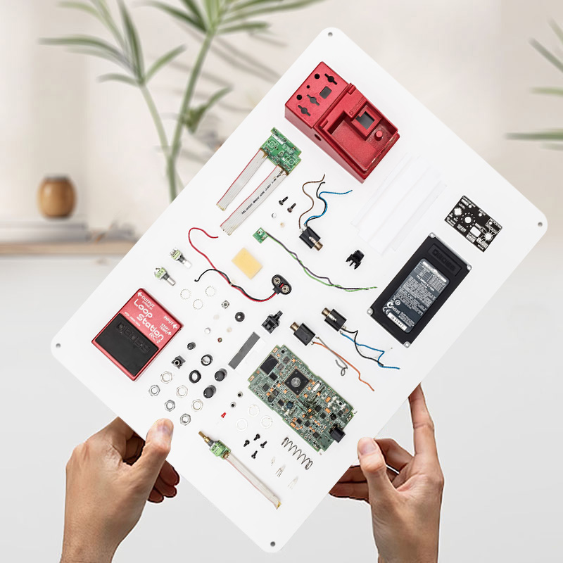 Red Loop Pedal Poster Retro 3D - 3D Printing Wall Loops review and price