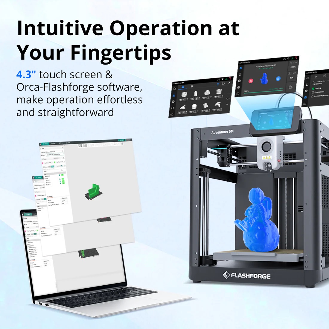 Flashforge Adventurer 5M FDM 3 - 3D Printing File Stl review and price