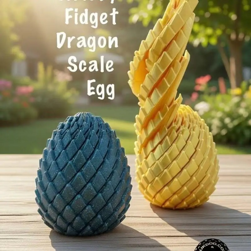 3D Printed Spiral Dragon Egg D - 3D Printing Egg review and price