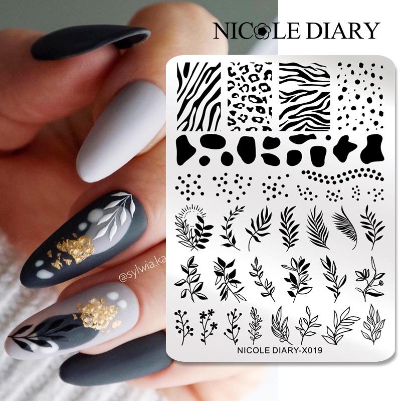 NICOLE DIARY Leaves Flower Nai - 3D Printing Templates Free review and price