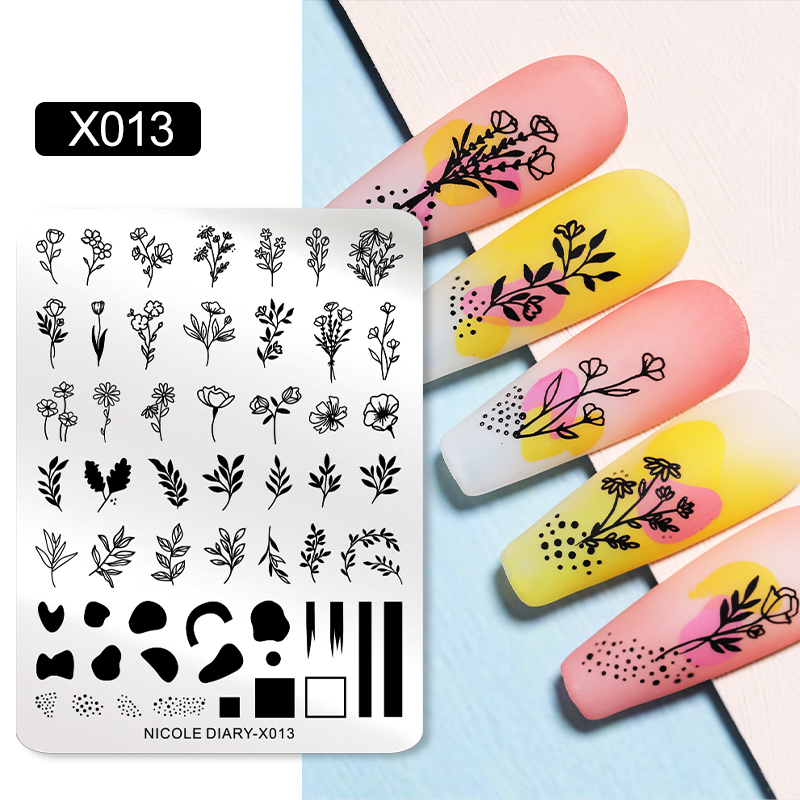 NICOLE DIARY Leaves Flower Nai - 3D Printing Templates Free review and price