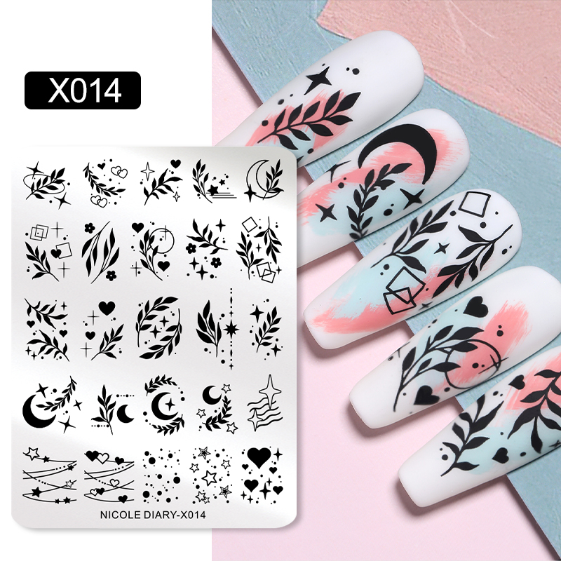 NICOLE DIARY Leaves Flower Nai - 3D Printing Templates Free review and price