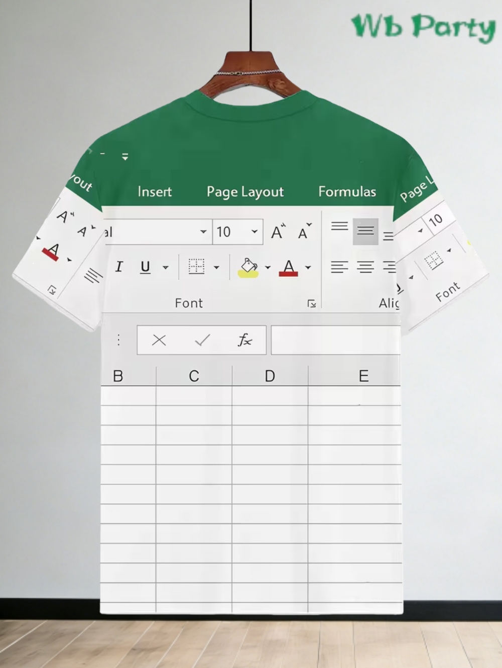 Casual Excel Tshirt for Men 3D - 3D Printing Online Service review and price