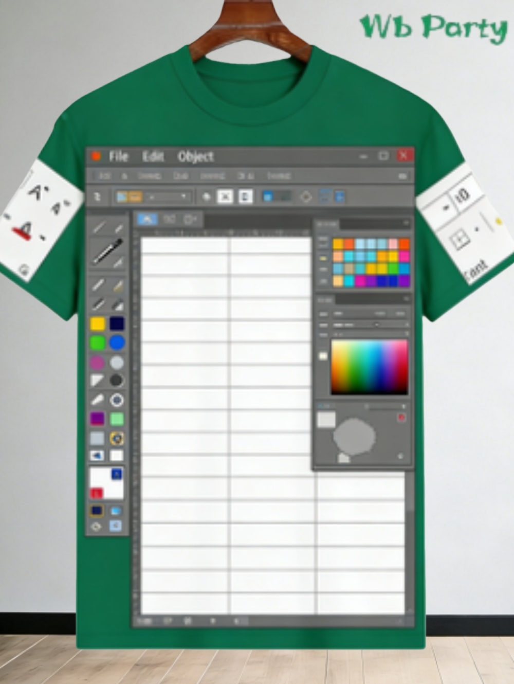 Casual Excel Tshirt for Men 3D - 3D Printing Online Service review and price