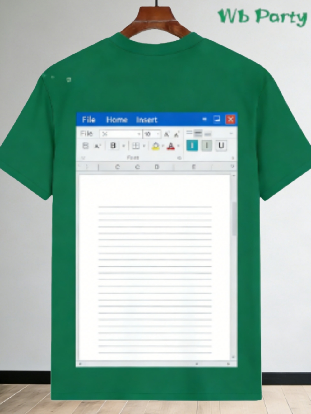 Casual Excel Tshirt for Men 3D - 3D Printing Online Service review and price