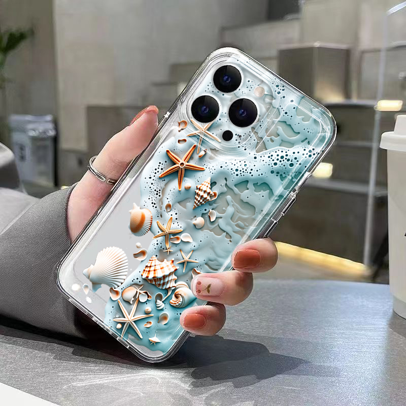 3D Beach Starfish Shell Phone  - 3D Printing Iphone review and price