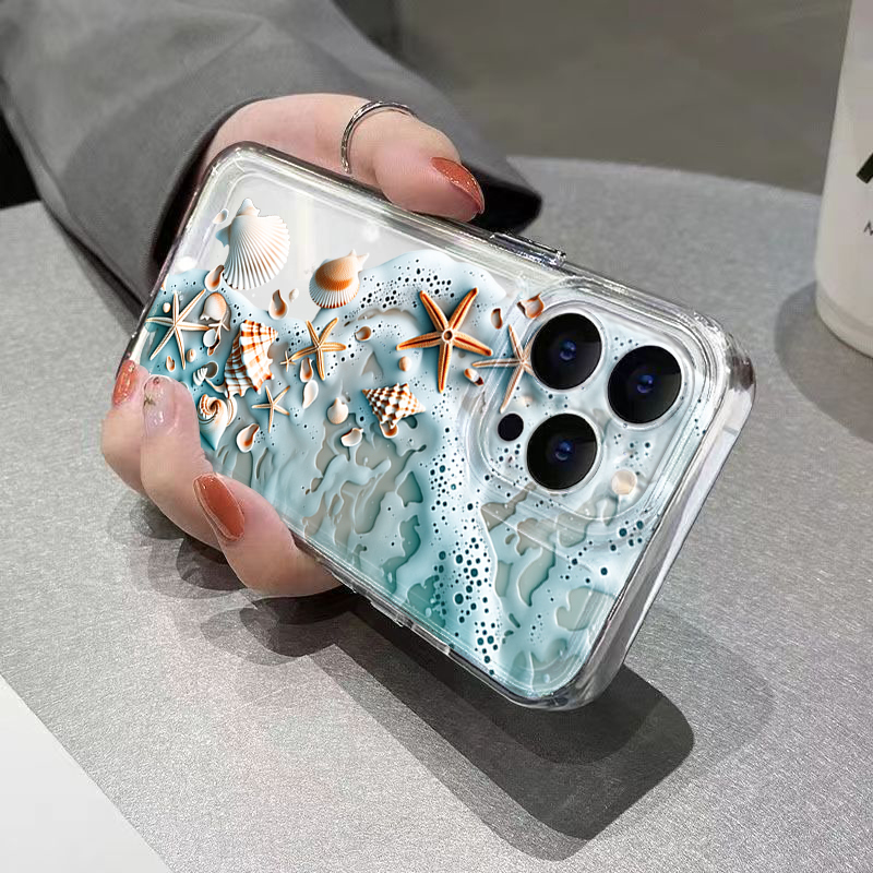 3D Beach Starfish Shell Phone  - 3D Printing Iphone review and price