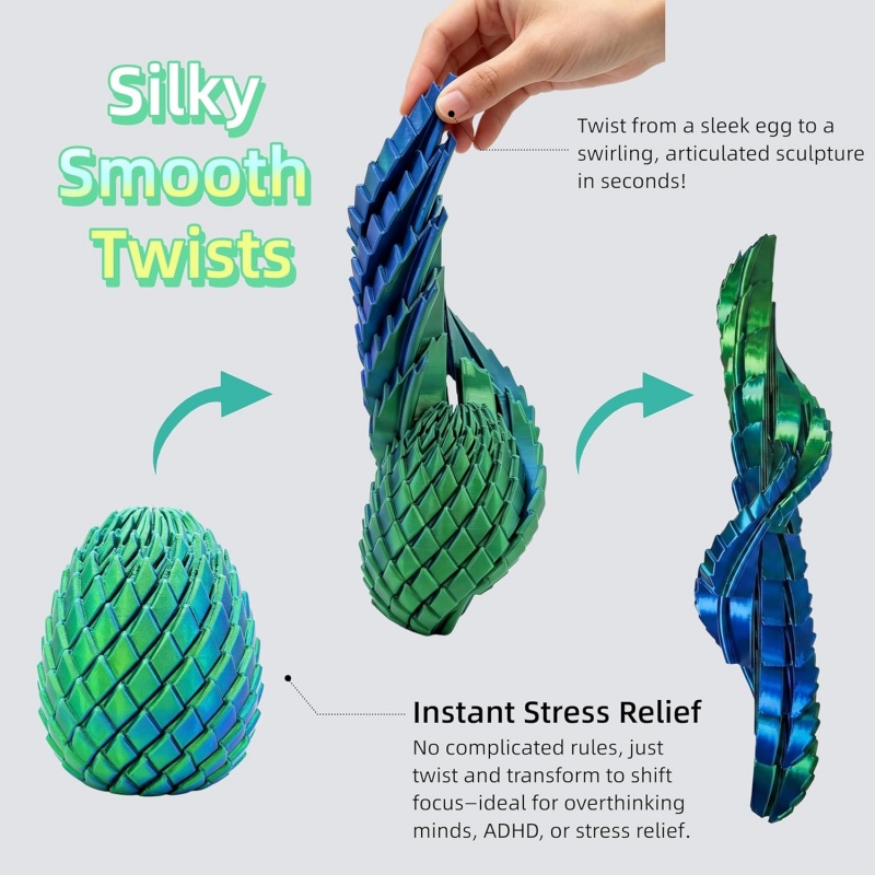 3D Printed Fidget Toy, Twisty  - 3D Printing Egg review and price