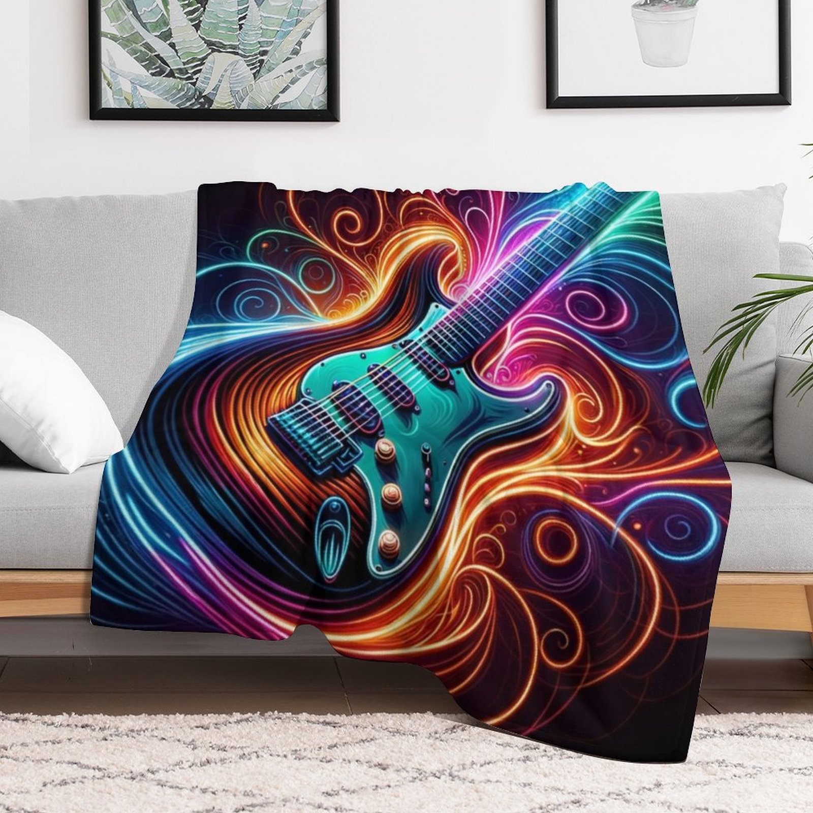 Neon Groove - Electric Guitar  - 3D Printing Guitar review and price