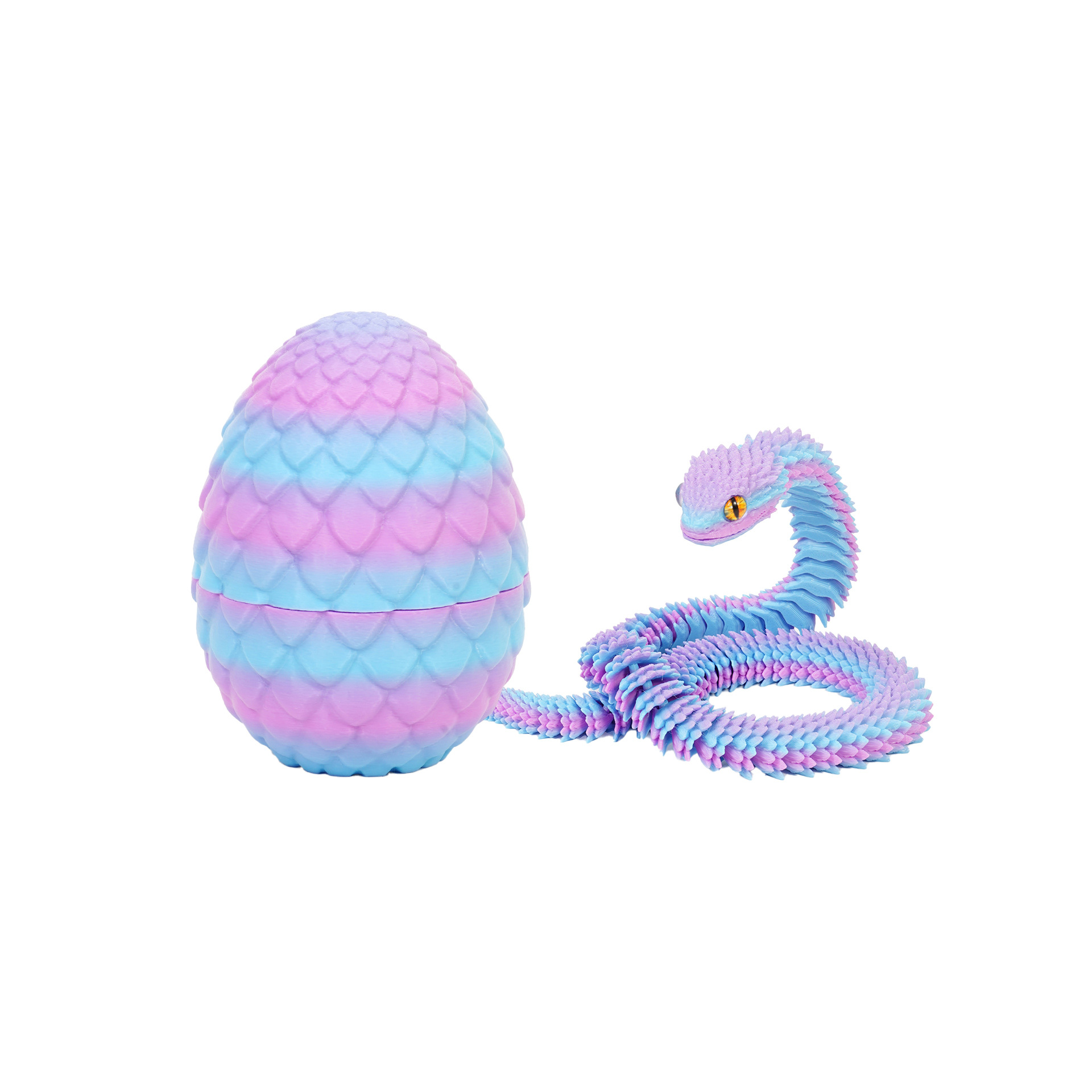 3D Printed Viper Snake Model w - 3D Printing Egg review and price