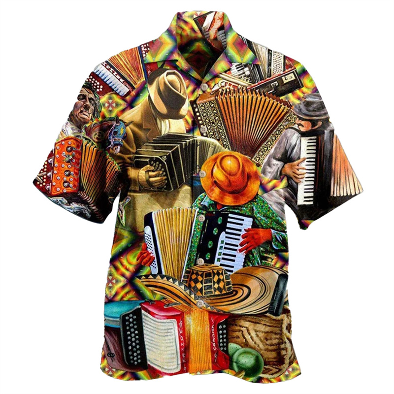 Guitar Music Graphic Hawaiian  - 3D Printing Guitar review and price