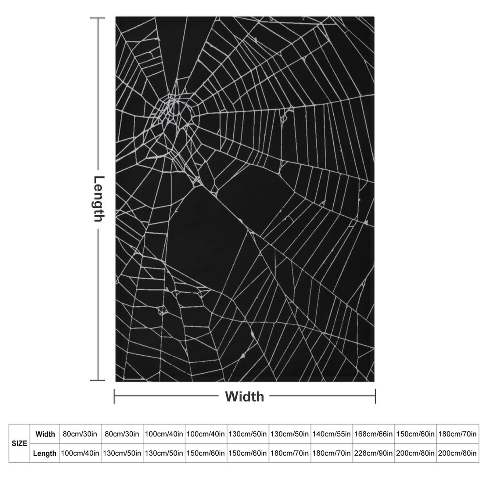SpiderWeb Web Throw Blanket bl - 3D Printing Web review and price