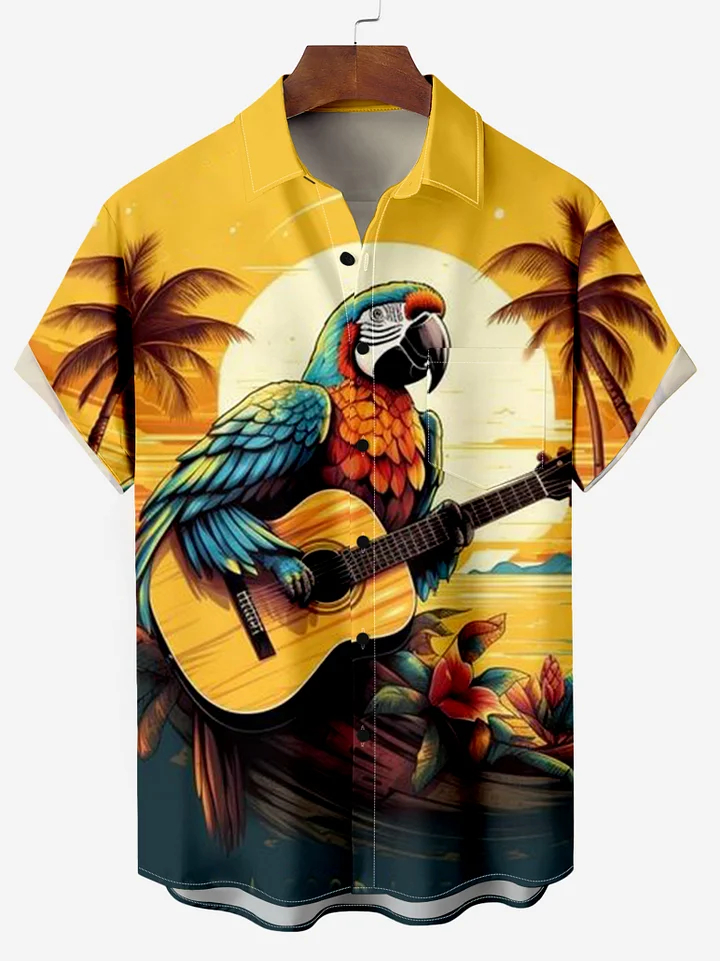 Attractive Parrot Men's Guitar - 3D Printing Guitar review and price