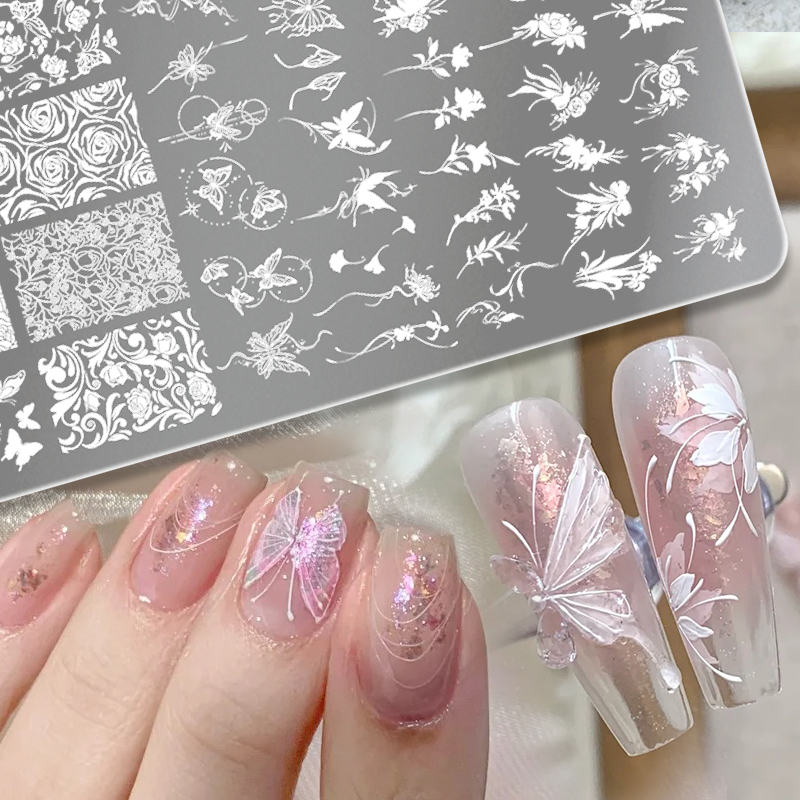 BORN PRETTY Leaves Flower Nail - 3D Printing Templates Free review and price