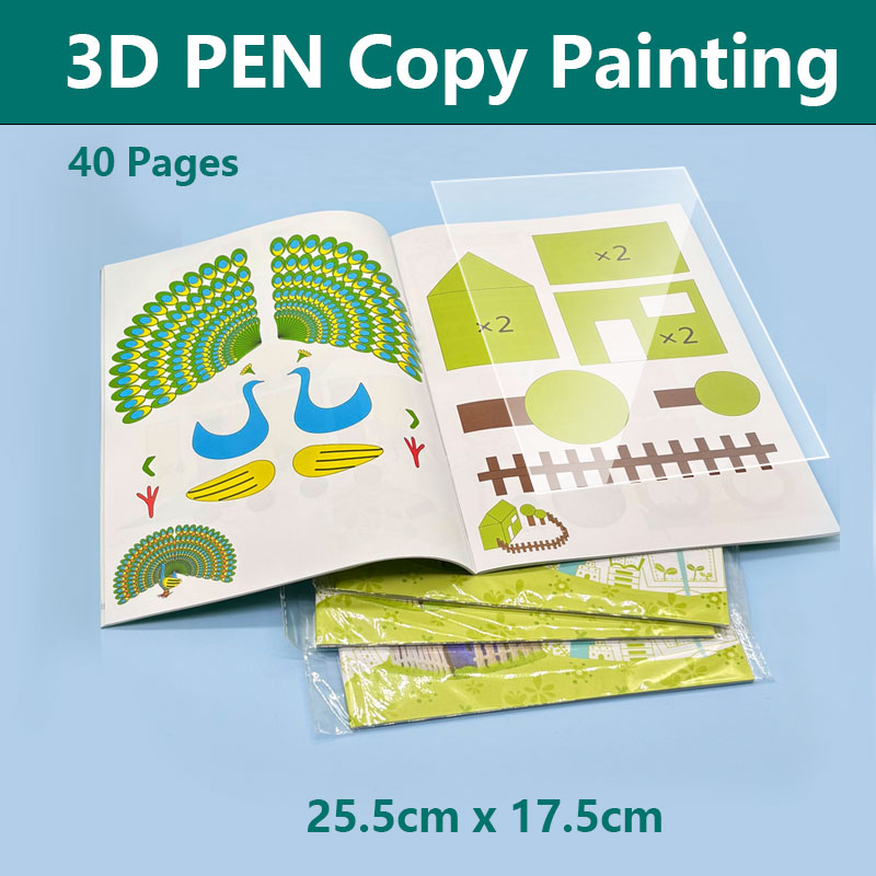 3D Pen Drawing Book with Graph - 3D Printing Templates Free review and price
