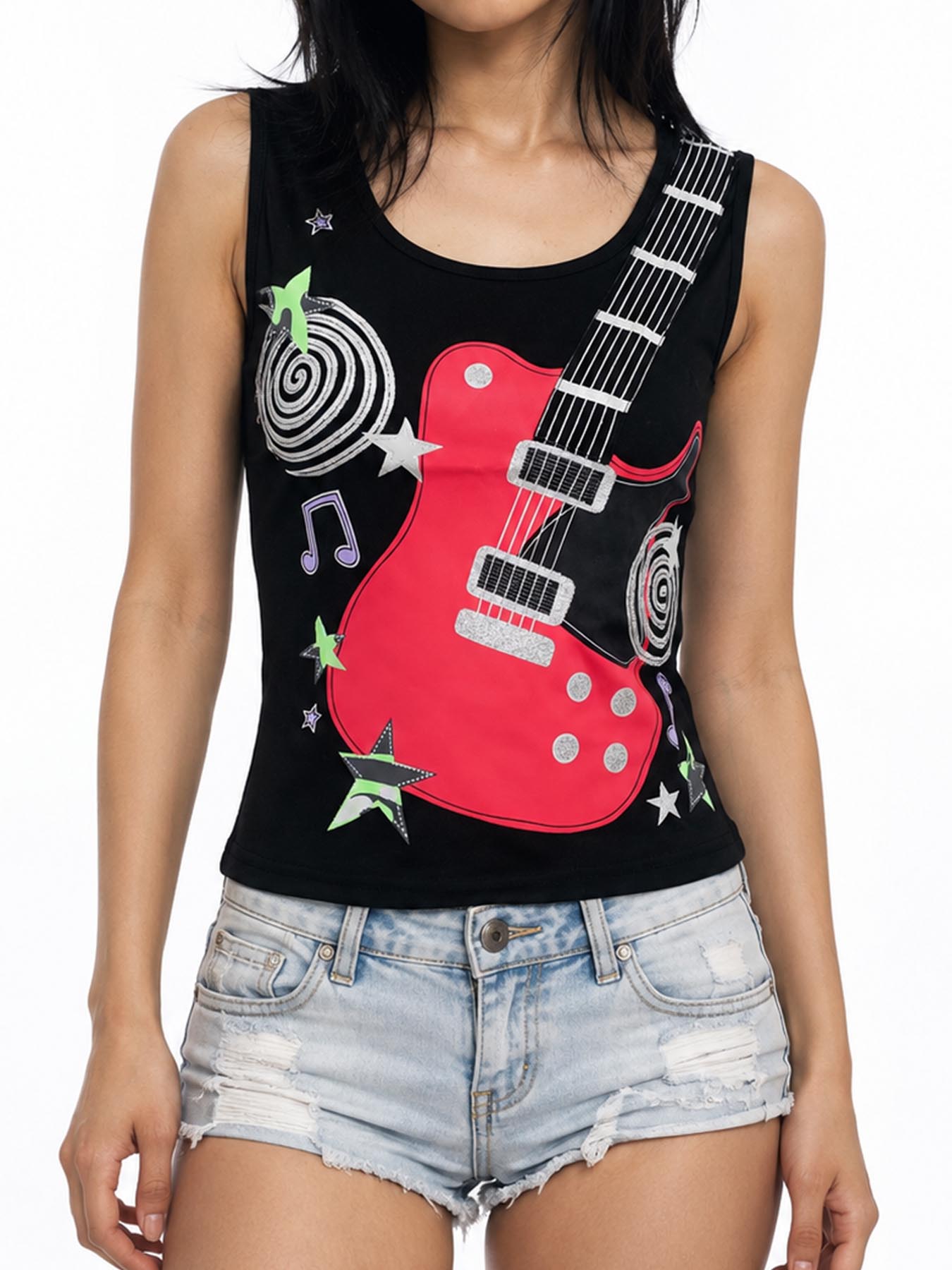 2026 New Summer Gothic Rock Mu - 3D Printing Guitar review and price