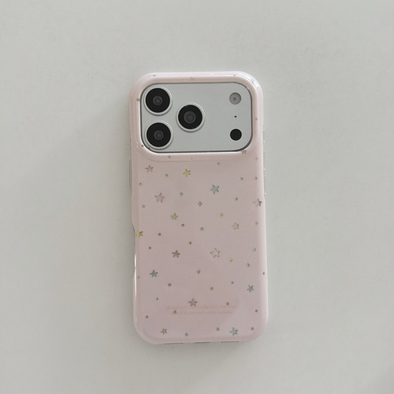 Cute Pink Star Print Phone Cas - 3D Printing Iphone review and price