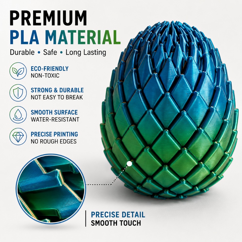 3D Printed 7.5/5.5CM Twisted D - 3D Printing Egg review and price
