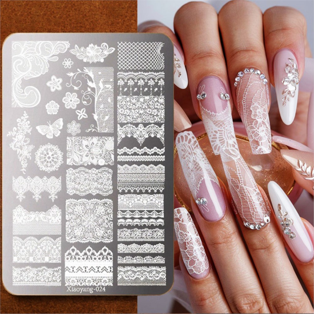 9*15cm 3D Lace Butterfly Nail  - 3D Printing Templates Free review and price